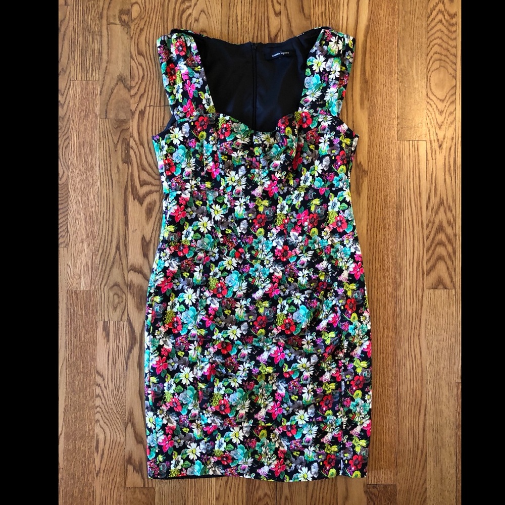 Nanette Lepore fitted floral dress